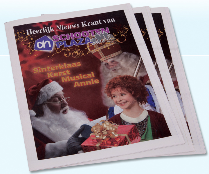 Albert Heijn Schootenplaza SinterKerst Krant